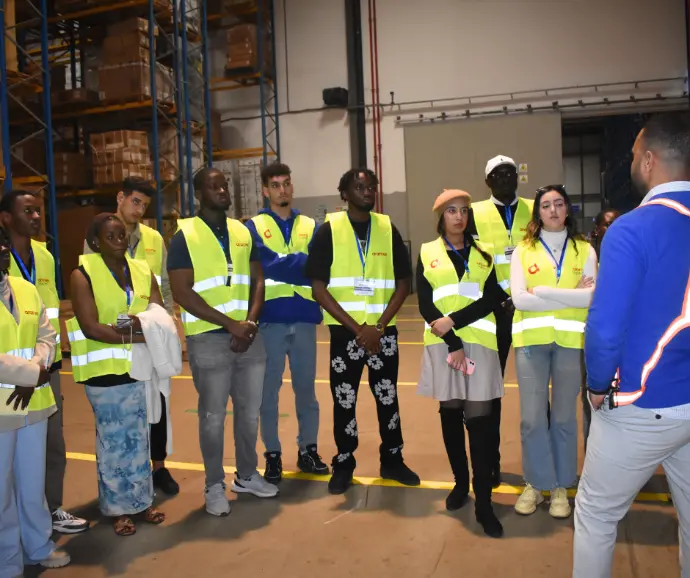 Étudiants HESTIM en visite d’entreprise et immersion professionnelle sur le terrain - Logistique & Transport